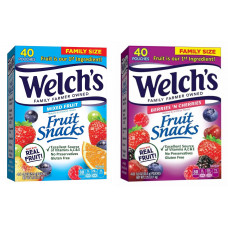 Kẹo dẻo Welch's Fruit Snacks Family size 1kg/40 gói